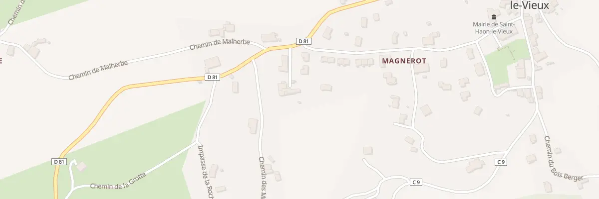 Plan du 67 Imp de Magnerot à Saint-Haon-le-Vieux
