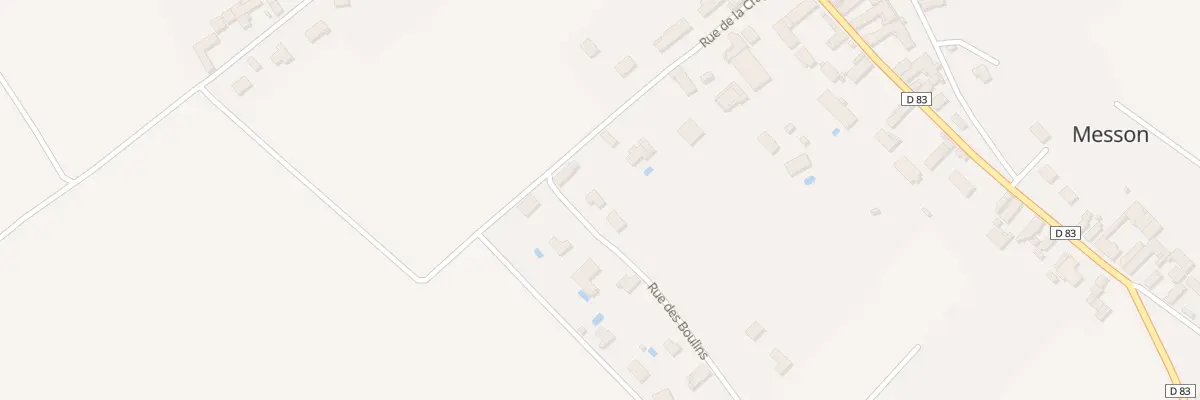 Plan du 3 Rue des Boulins à Messon