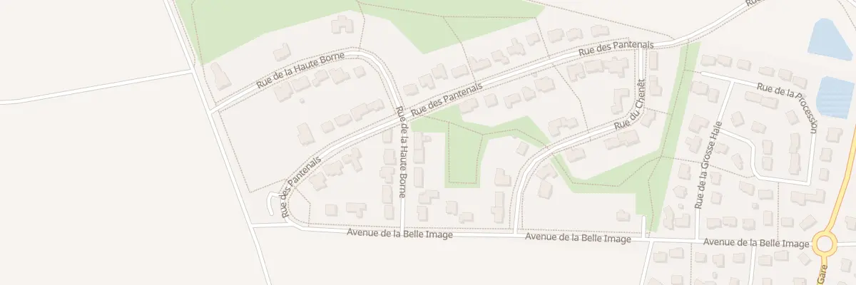 Plan du 10 Rue de la Haute Borne à Gueux