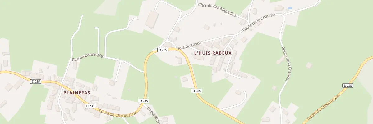 Plan du 30 Rte Chaumecon à Saint-Martin-du-Puy