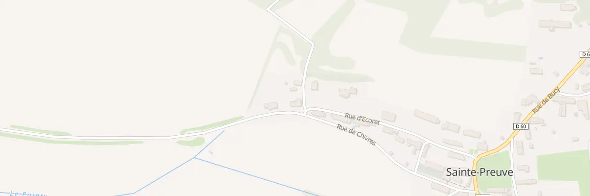 Plan du 12 Rue de Chivres à Sainte-Preuve