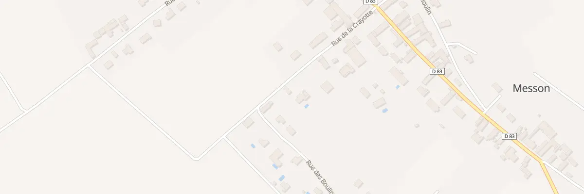 Plan du 13 Rue de la Crayotte à Messon