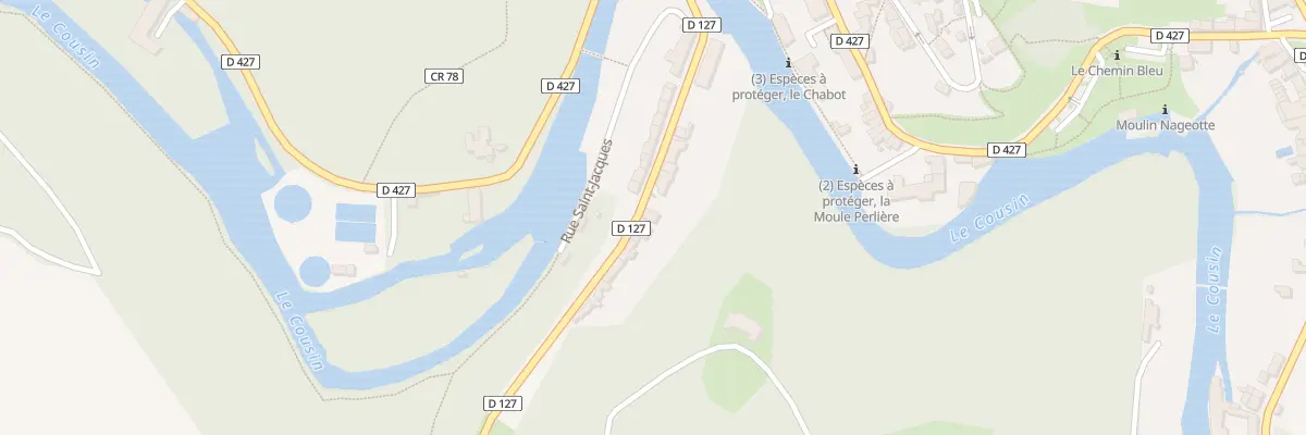 Plan du 25 Rte des Châtelaines à Avallon