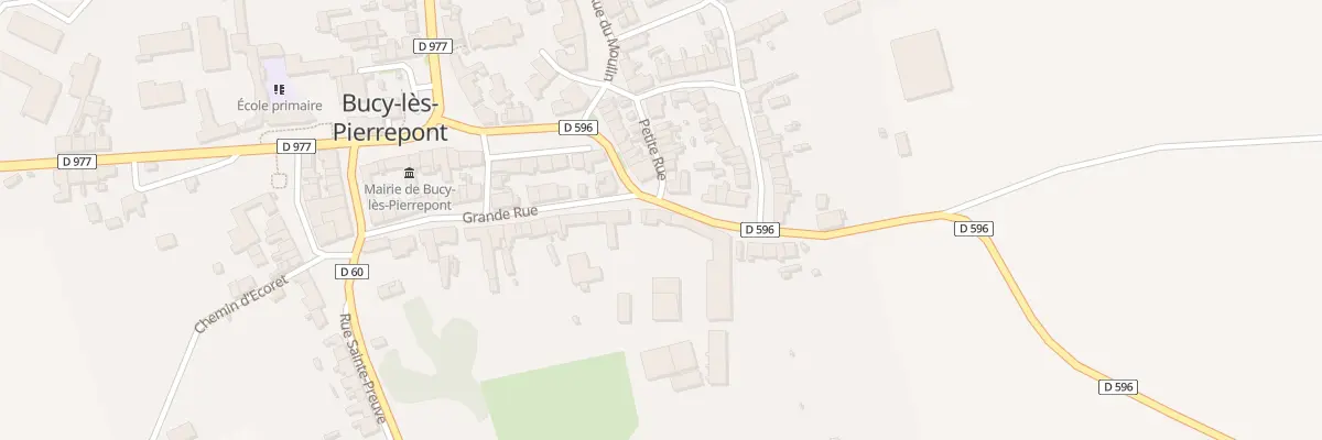 Plan du 2 Rue de Boncourt à Bucy-lès-Pierrepont