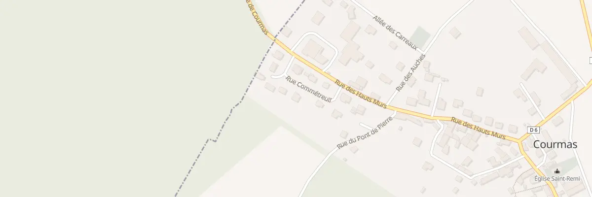 Plan du 3 Rue de Commetreuil à Courmas