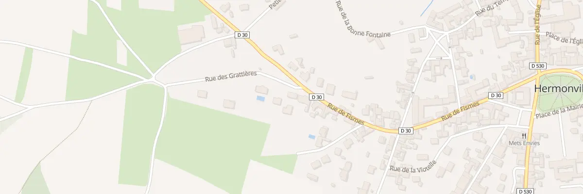 Plan du 109 Rue des Grattières à Hermonville