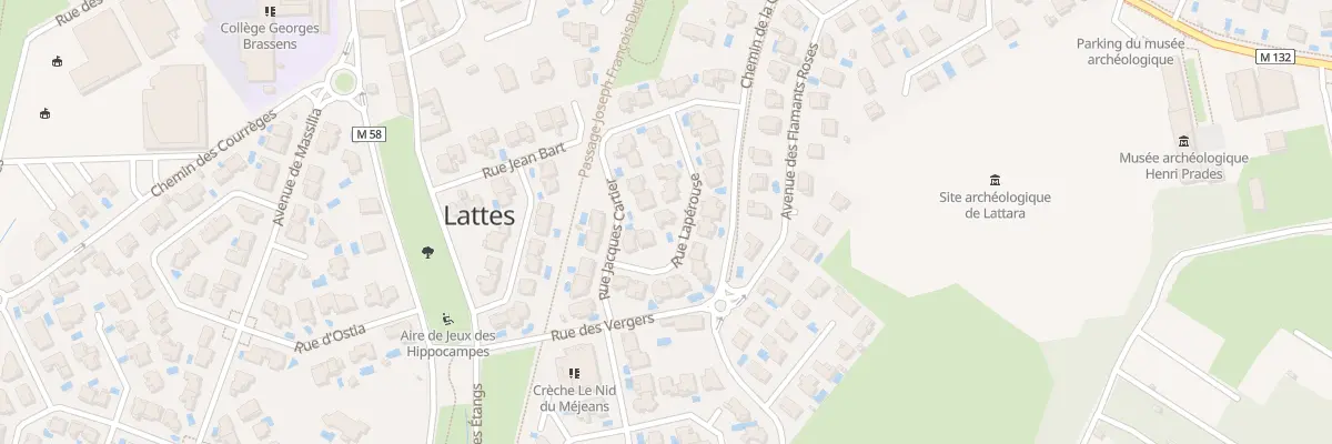 Plan du 10 Rue Laperouse à Lattes
