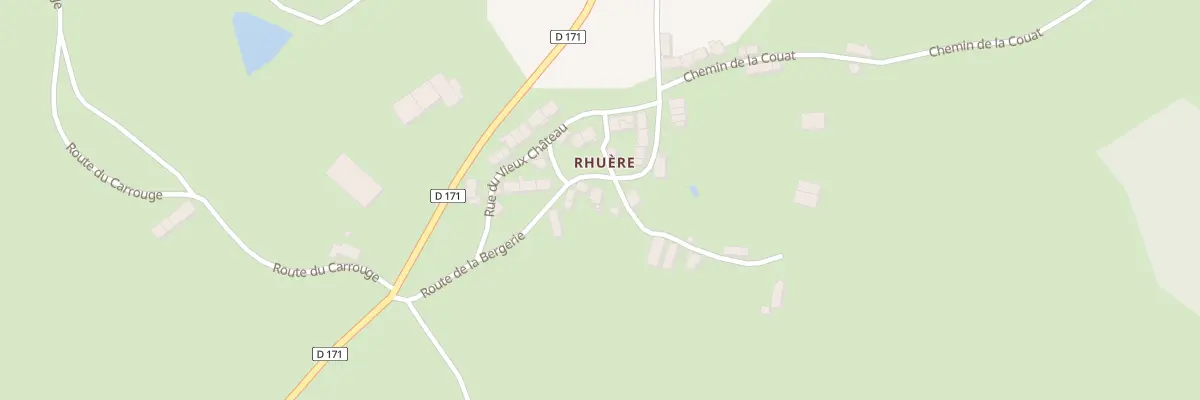 Plan du 249 Rhuere à Gâcogne