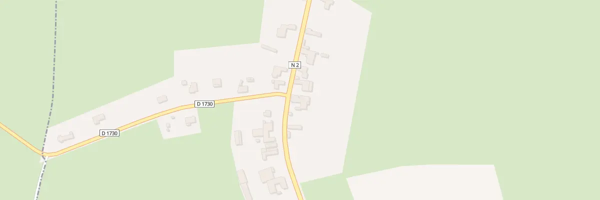Plan du 65 Rte Route Nationale 2 à Froidestrées