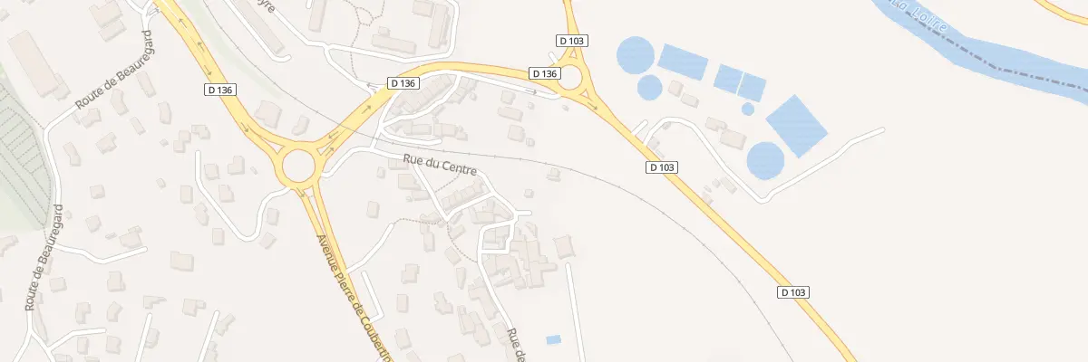 Plan du 8 Rue du Centre à Chadrac