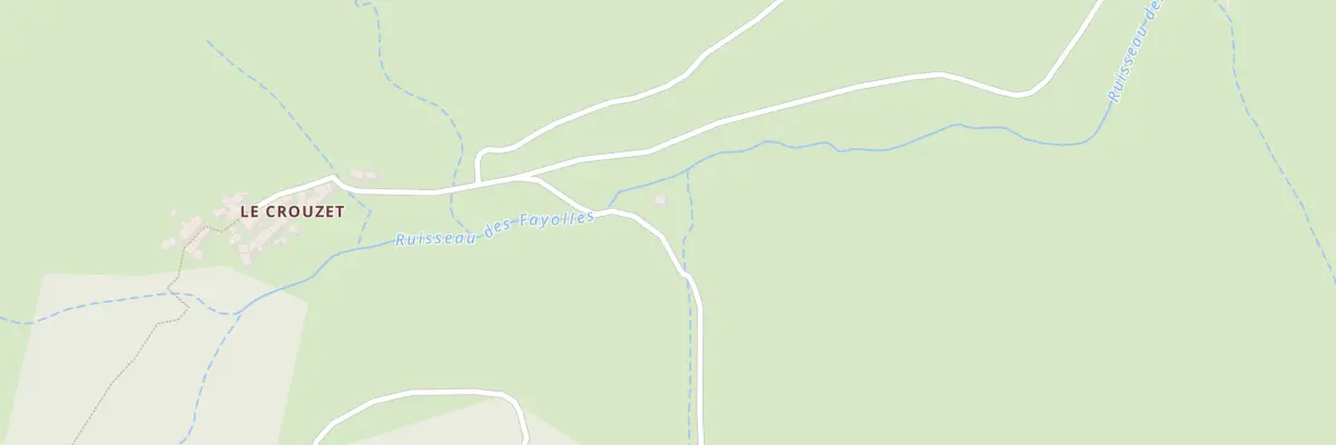 Plan du 5202 Le Crouzet à Prévenchères