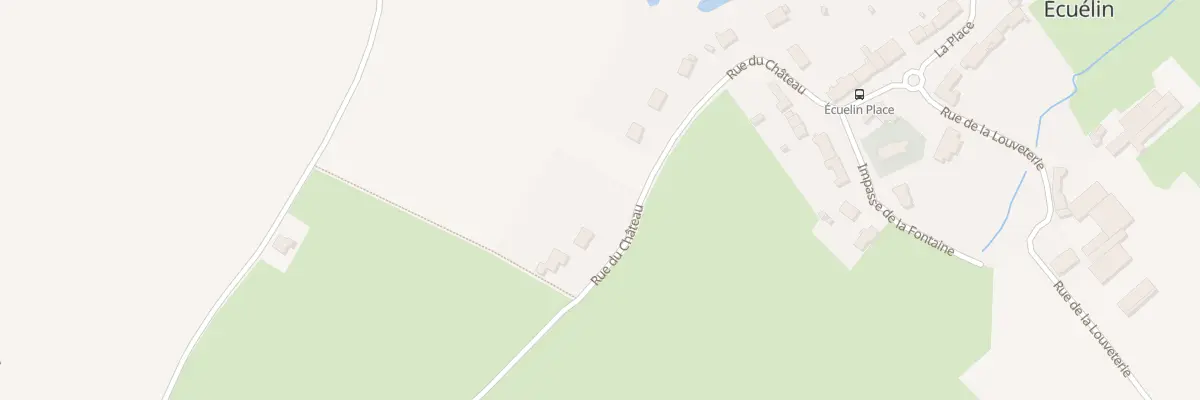 Plan du 16 Rue du Château à Écuélin