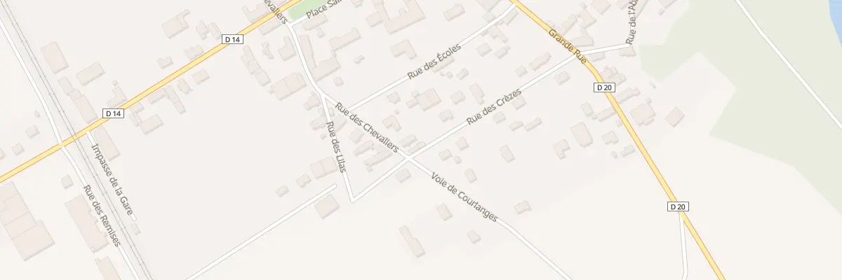 Plan du 2 Rue des Chevaliers à Vallant-Saint-Georges