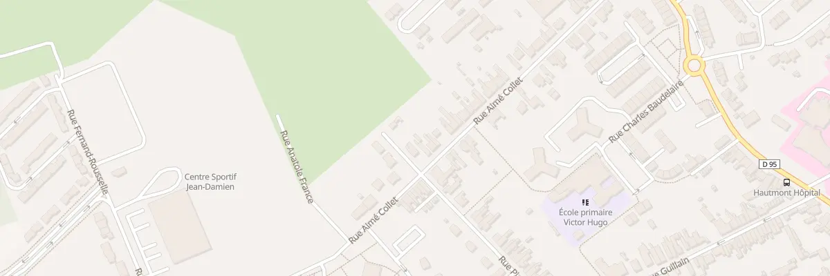 Plan du 88 Rue Aimé Collet à Hautmont