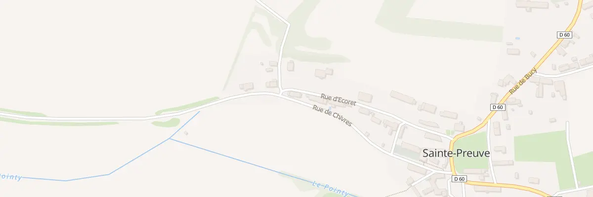 Plan du 8 Rue de Chivres à Sainte-Preuve