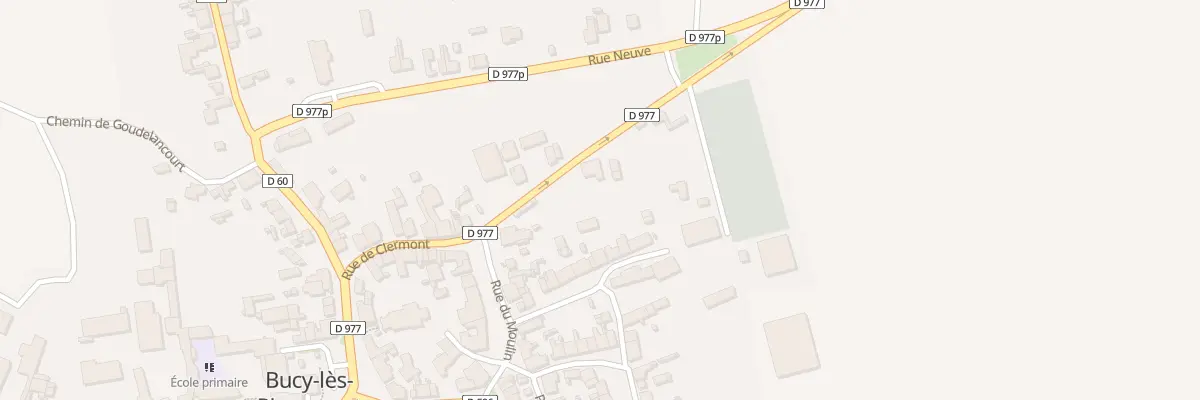 Plan du 5 Rue du Cul de Sac à Bucy-lès-Pierrepont