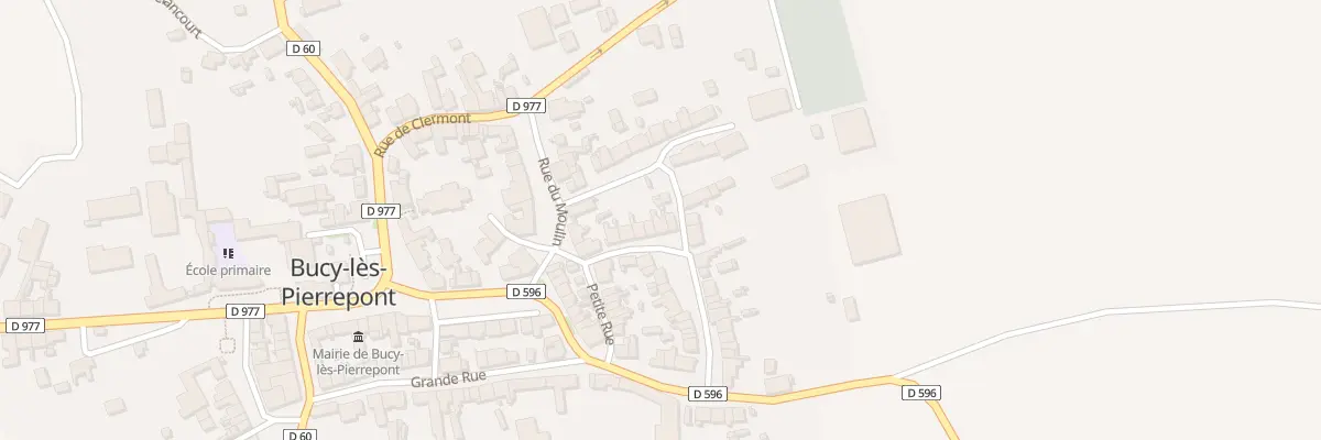 Plan du 7 Rue de la Basse Boulogne à Bucy-lès-Pierrepont