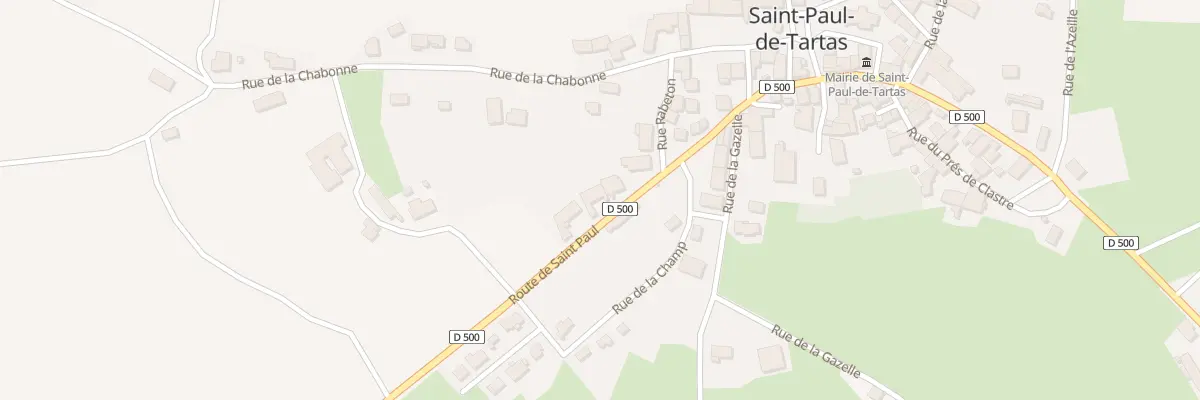 Plan du 9168 Rue de la Mairie à Saint-Paul-de-Tartas