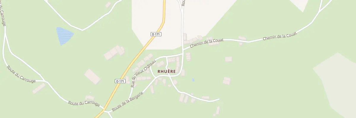 Plan du 265 Rhuere à Gâcogne