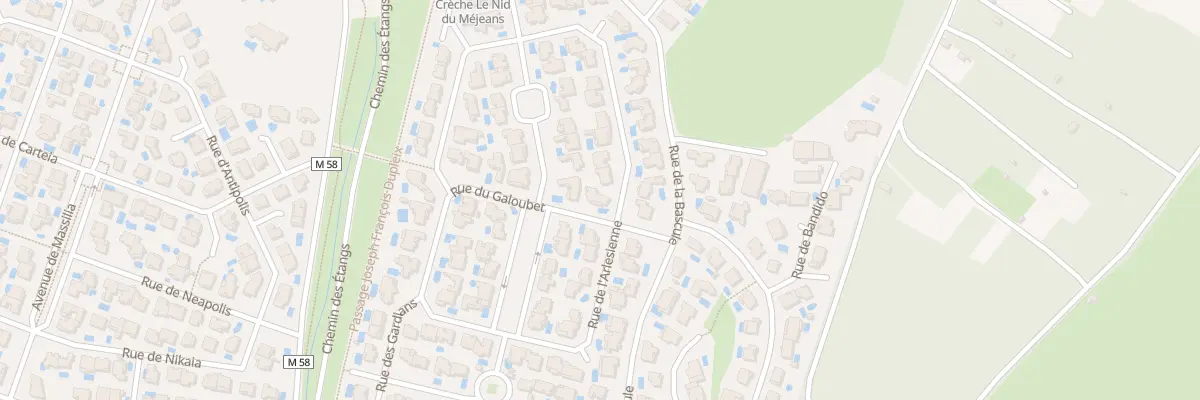 Plan du 18 Rue de l’Arlesienne à Lattes