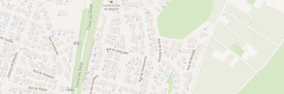Plan du 16 Rue de l’Arlesienne à Lattes