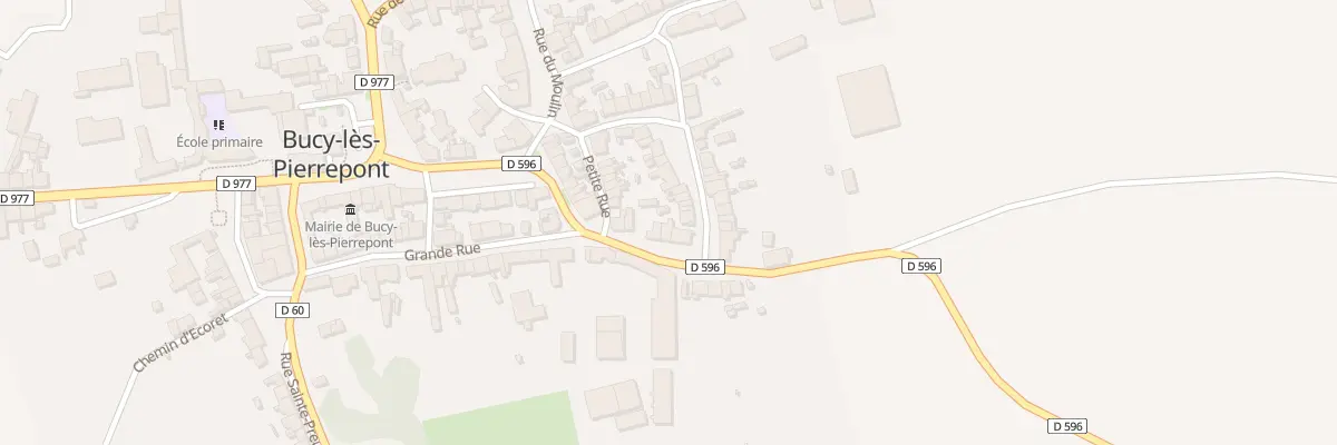 Plan du 7 Rue de Boncourt à Bucy-lès-Pierrepont