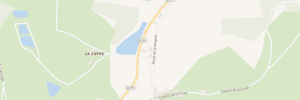Plan du 231 Rhuere à Gâcogne