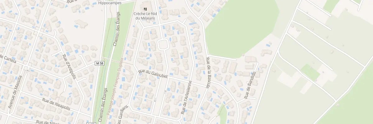 Plan du 14 Rue de l’Arlesienne à Lattes