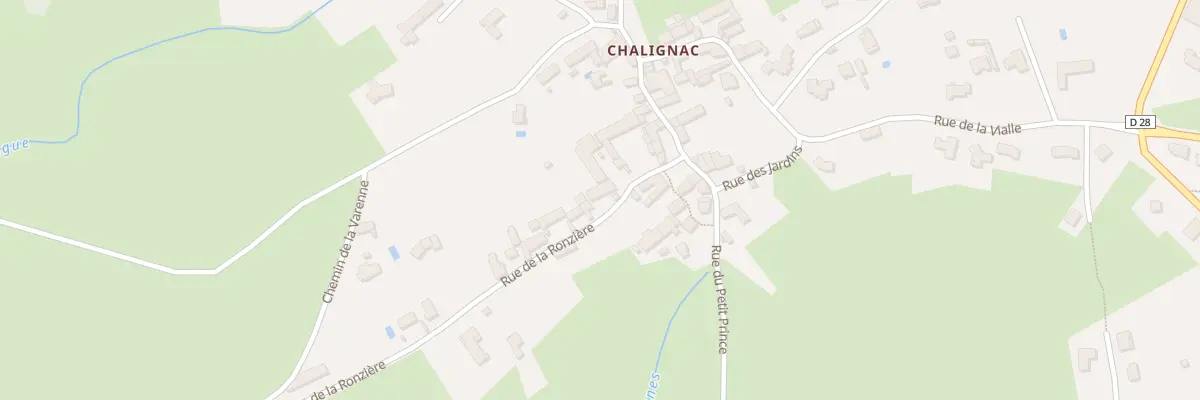 Plan du 8 Rue de la Ronzière à Saint-Vincent