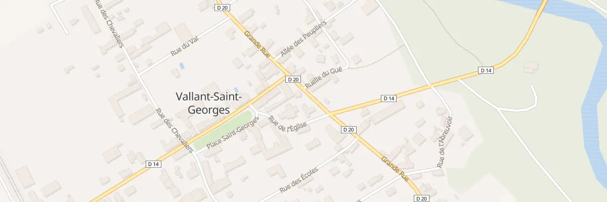 Plan du 15 Gr Grande Rue à Vallant-Saint-Georges