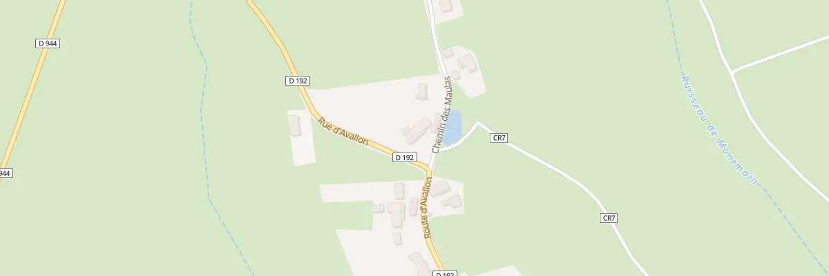 Plan du 1 Che des Maulas (montmardelin) à Saint-Germain-des-Champs