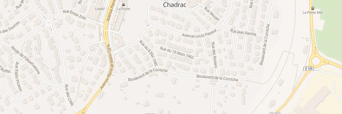 Plan du 23 Rue du 19 Mars 1962 à Chadrac