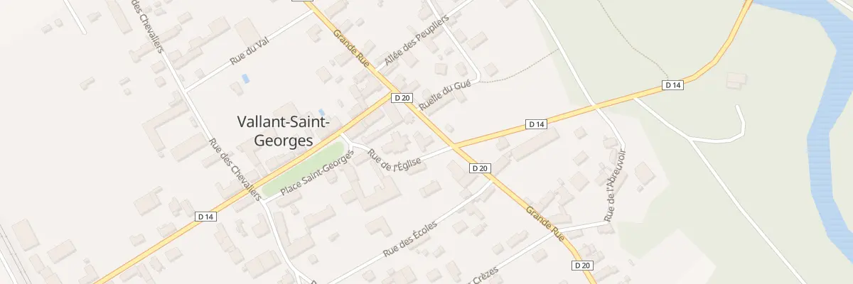 Plan du 13 Gr Grande Rue à Vallant-Saint-Georges