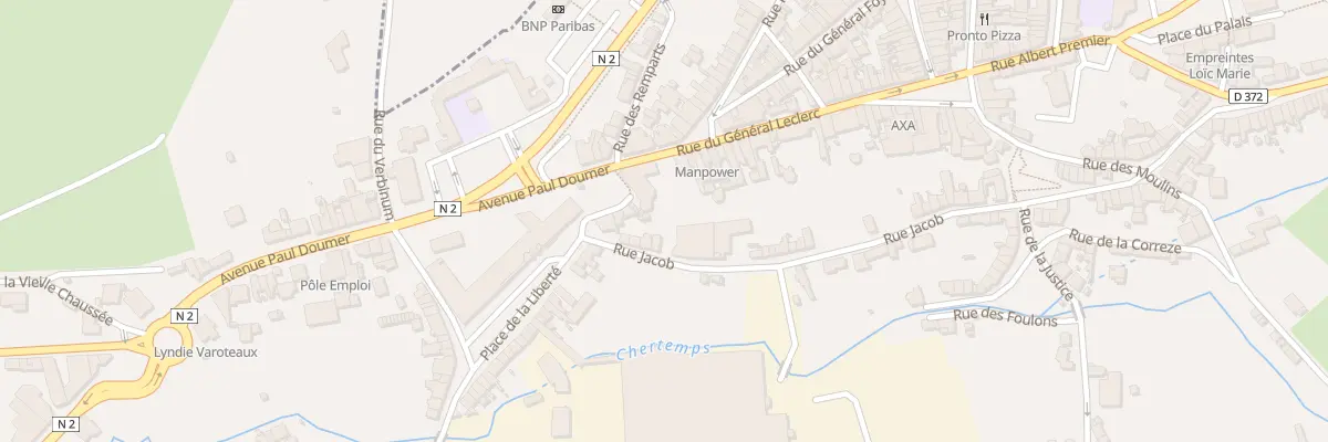 Plan du 54 Rue Jacob à Vervins