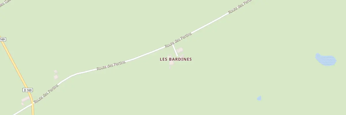 Plan du 2 Rte des Pertins au Bouchaud