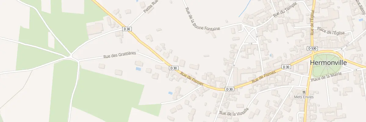 Plan du 30 Rue de Fismes à Hermonville