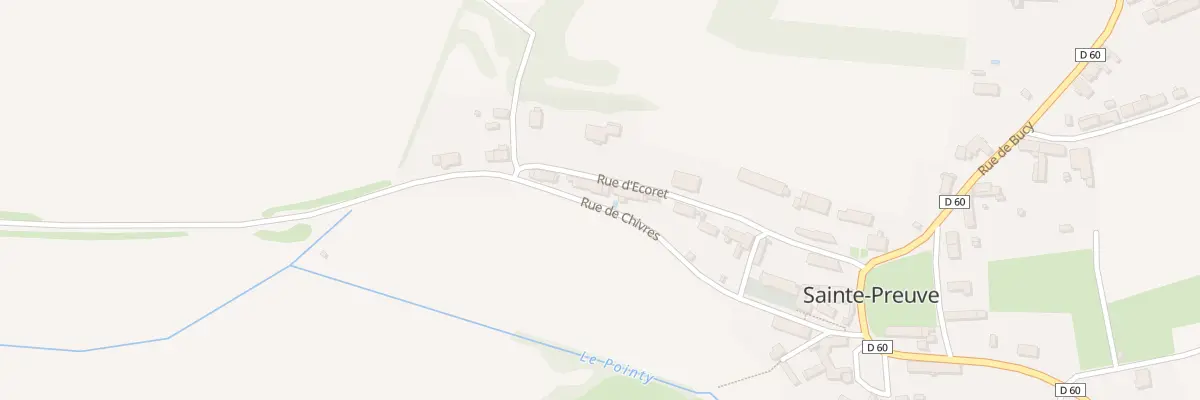 Plan du 6 Rue de Chivres à Sainte-Preuve