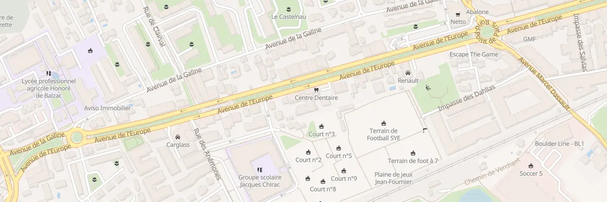 Plan du 720 Av de l’Europe à Castelnau-le-Lez