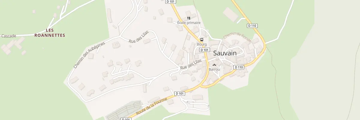 Plan du 5204 Le Bourg à Sauvain