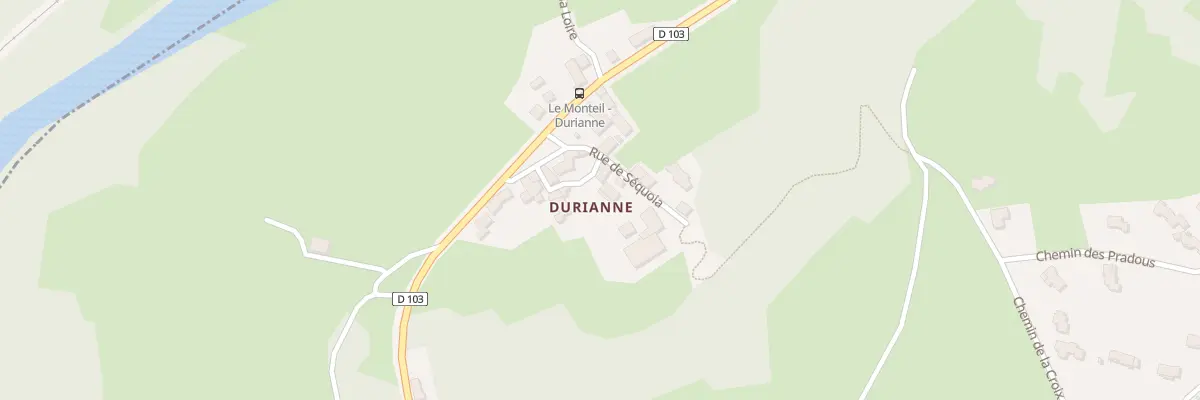 Plan du 2 Rue du Séquoia au Monteil