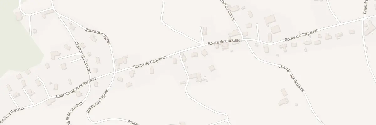 Plan du 194 Rte de Caqueret à Saint-Haon-le-Vieux