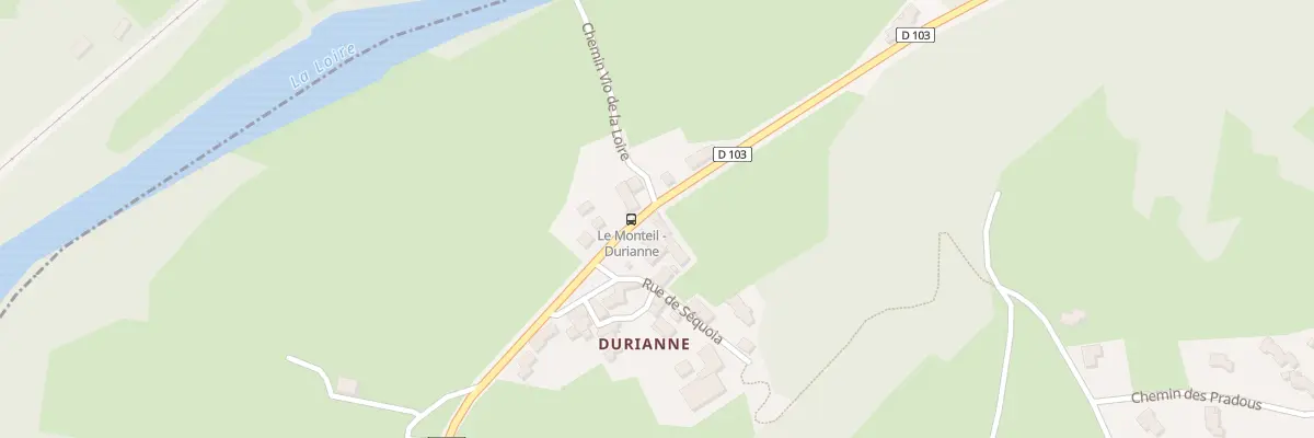 Plan du 14 Rte des Gorges de la Loire au Monteil
