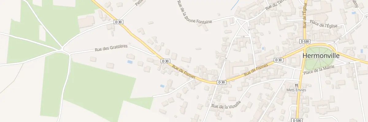 Plan du 28 Rue de Fismes à Hermonville