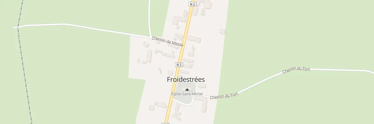 Plan du 49 Rte Route Nationale 2 à Froidestrées