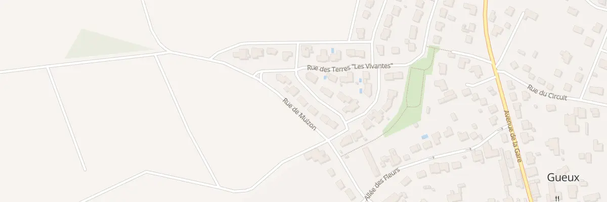 Plan du 19 Rue des Terres Brulees à Gueux