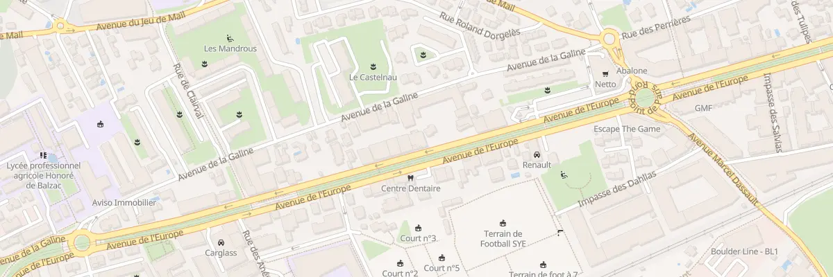 Plan du 765 Av de l’Europe à Castelnau-le-Lez