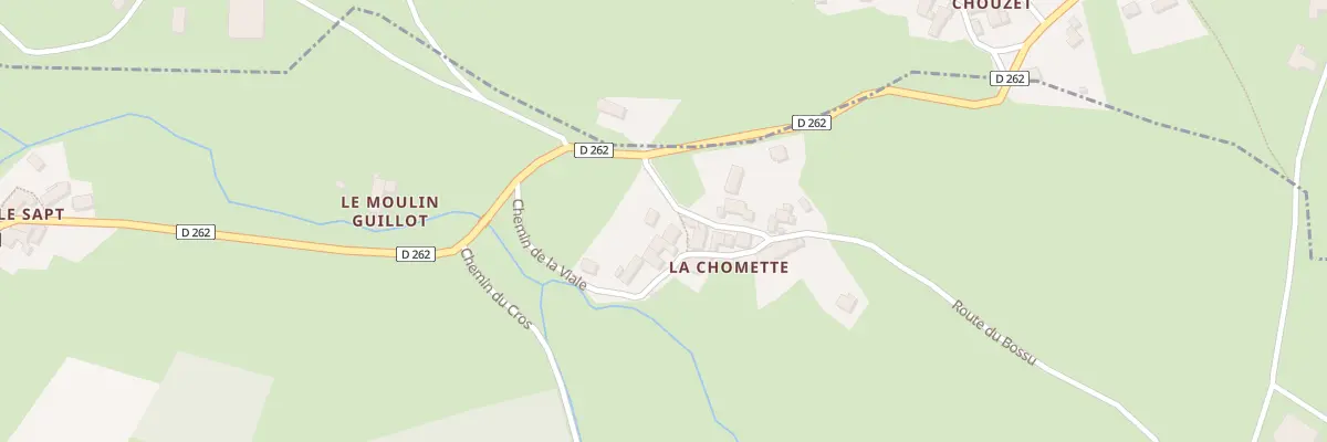 Plan du 539 Rte du Bossu à Saint-Clément-de-Valorgue