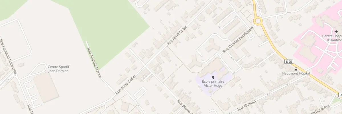 Plan du 69 Rue Aimé Collet à Hautmont