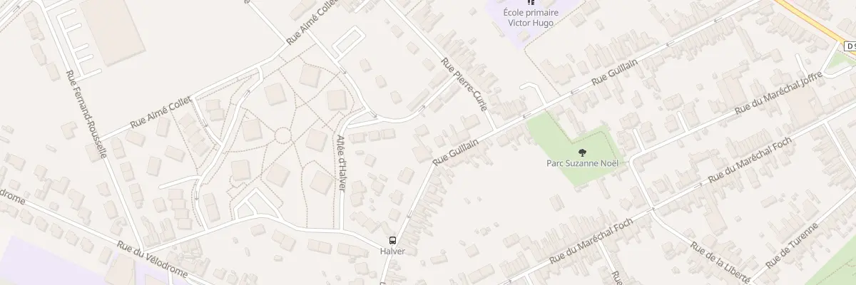 Plan du 92 Rue Guillain à Hautmont