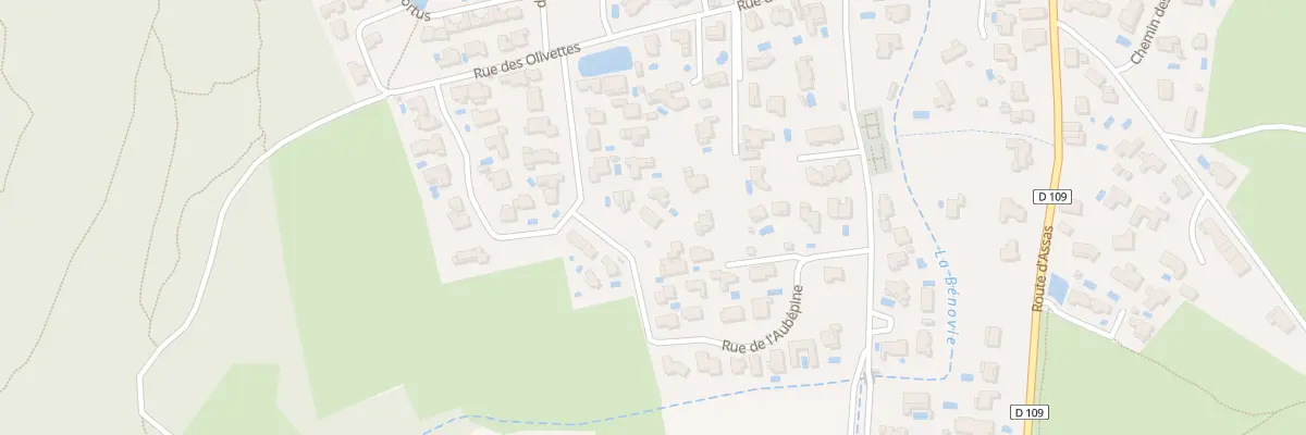 Plan du 45 Rue de l’Aubépine à Sainte-Croix-de-Quintillargues